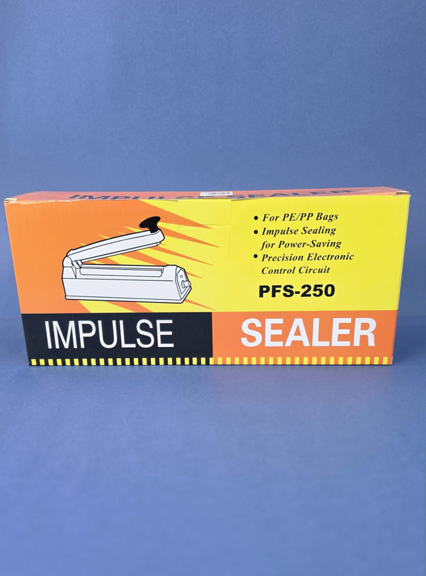 دستگاه پرس حرارتی و دوخت پلاستیک برقی اورجینال ۲۵ سانت ایمپالس سلر PFS-250 | دستگاه بستهبندی نایلون خانگی و صنعتی