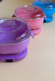 دستگاه ذوب وکس سیلیکونی تاشو Wax Warmer اورجینال | موم گرمکن ۴۰۰ میلیلیتری ۱۰۰ وات