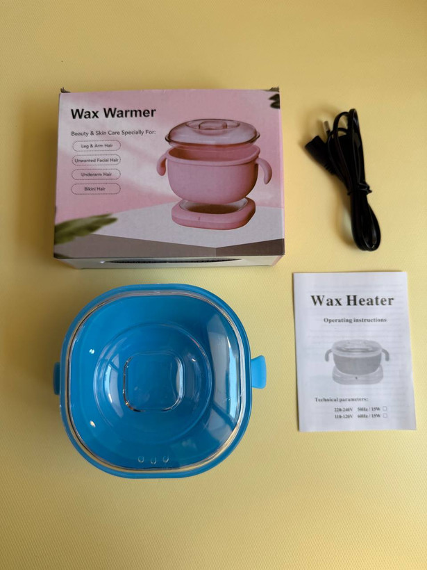 دستگاه ذوب وکس سیلیکونی تاشو Wax Warmer اورجینال | موم گرمکن ۴۰۰ میلیلیتری ۱۰۰ وات