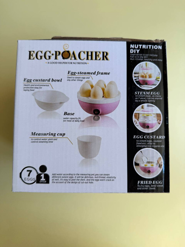 تخممرغپز برقی بیگ باس مدل Egg Genie با ظرفیت ۷ عدد تخممرغ