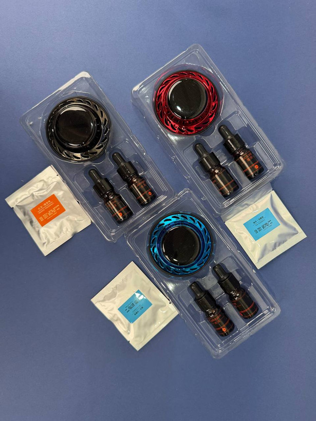 خوشبو کننده خورشیدی خودرو JIN GE مدل JG-009 اورجینال | پخش عطر چرخان