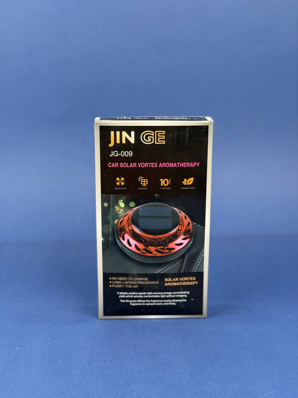 خوشبو کننده خورشیدی خودرو JIN GE مدل JG-009 اورجینال | پخش عطر چرخان