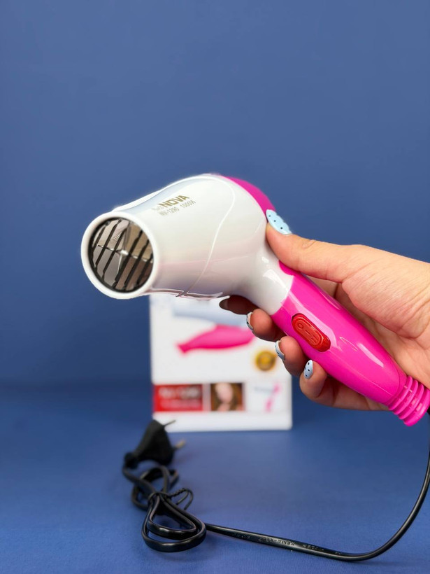 سشوار مسافرتی نوا اورجینال مدل NV-1290 توان 1000 وات تاشو
